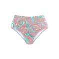 thumbnail image 5 of LASCANA Women's Paisley Print High Waist Bikini Swimsuit Bottom, 5 of 6