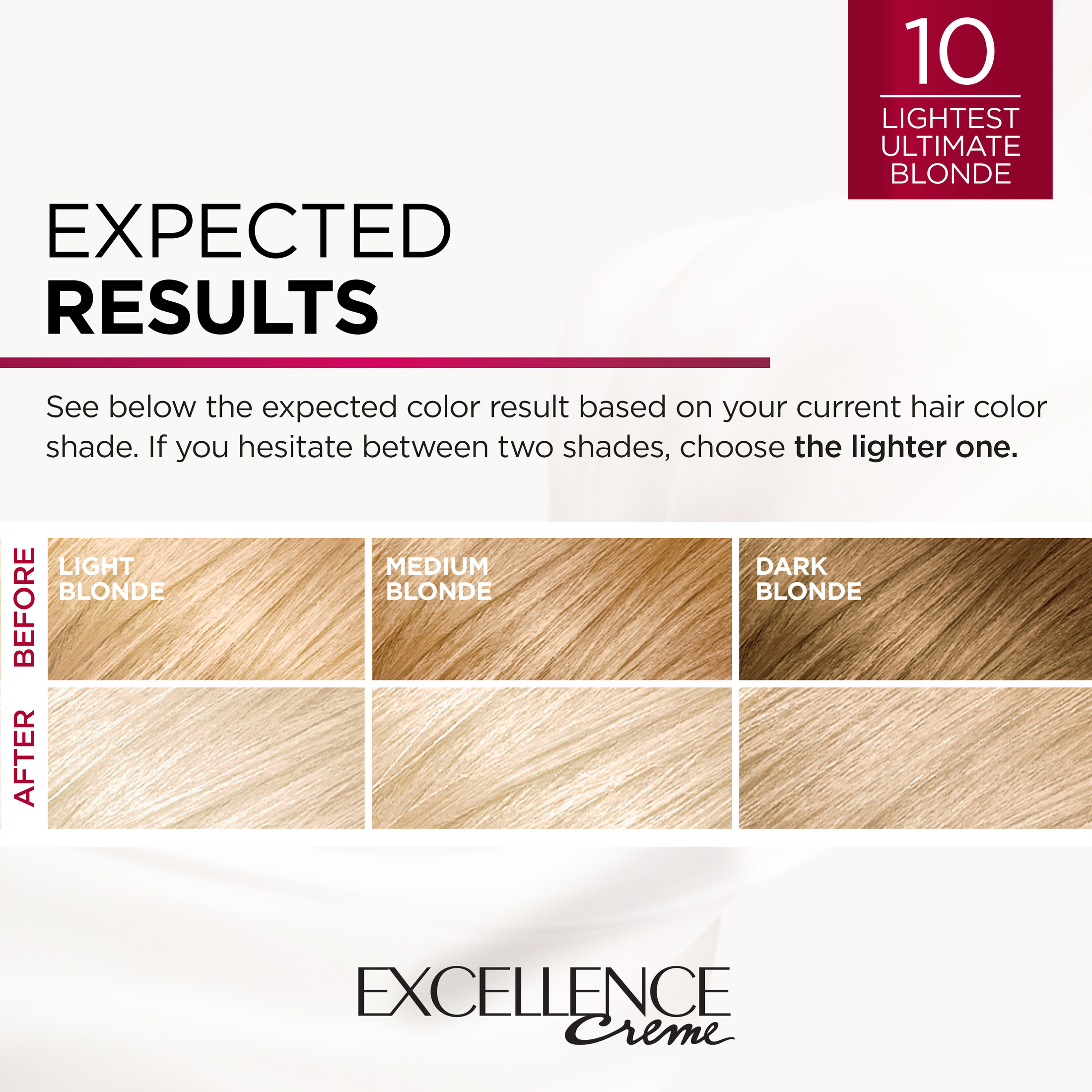 L'Oreal Paris Excellence Creme Permanent Hair Color, 10 Lightest Ultimate Blonde - image 5 of 8