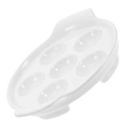 Casserole Dishes for Oven Escargot Baking Oyster Plate Plates 6 White