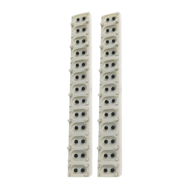 Almohadillas de silicona Botones Piezas de teclado Pieza de repuesto Piano electrónico resistente estilo B
