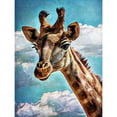 thumbnail image 2 of Aldridge, Ashley 15x18 Black Modern Framed Museum Art Print Titled - Giraffe in the Clouds, 2 of 4