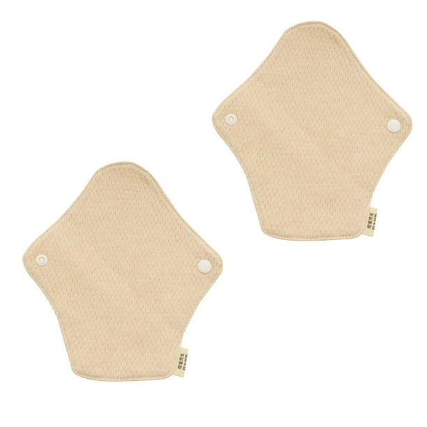 Almohadilla Sanitaria De 2 Piezas De 7,1 Pulgadas, Almohadillas Menstruales De Tela Lavable Reutilizable / Absorbentes shamjiam Cojín sanitario lavable