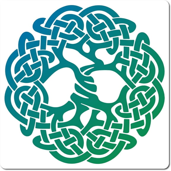 30x30cm Celtic Knot Stencils Tree of Life Templates Large Reusable Plastic Square Stencils Sign for Painting on Wood Wall Scrapbook Card Floor Drawing DIY Decor Crafts