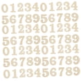 thumbnail image 4 of GOOHOCHY Khaki Wooden Clock Numbers for DIY Decoration Reusable and Durable Contains 100 Pieces, 4 of 8