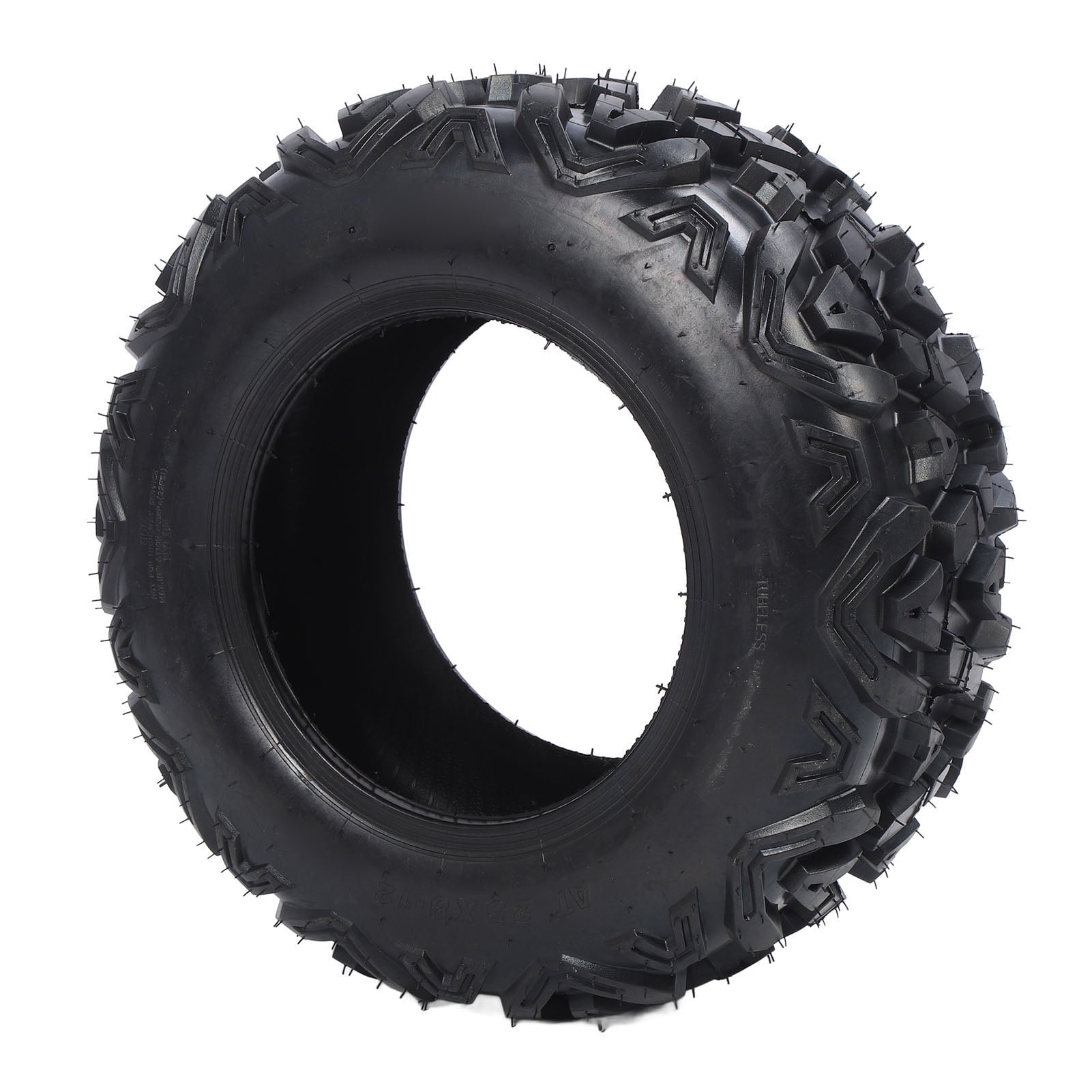 Pneus 25x8-12 6PR Pour UTV/ATV - Tout Terrain, Sans Chambre, Traction Renforcée - 8
