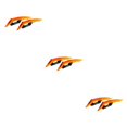 thumbnail image 2 of Wweixi Aerodynamic Spoiler Wing Motorcycle Motorcycle Accessories Durable Aerodynamic orange 3Set, 2 of 6