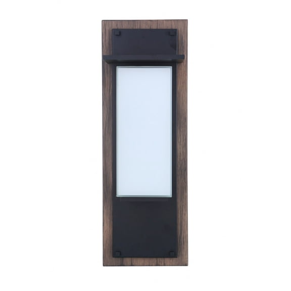 ZA2512-WBMN-LED Craftmade Lighting Outdoor Wall Lantern Transitional Glass Approved for Wet Locations in Transitional Style - 6.89 inches wide by 19.7