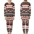 thumbnail image 2 of Renewold Durable Winter Sleepwear for Teen Girls & Boys 9-10 Y Christmas Aztec Tribal Snowflake Pajamas Family Matching Softness Teen Jammies Loungewear, 2 of 5