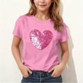 thumbnail image 3 of LckLvx Valentines Shirts for Boys Girls Heart Graphic Tees T-Shirt Kids Crew Neck Short Sleeve Tops, 3 of 6