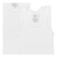 thumbnail image 4 of Camiseta Fruit Of The Loom Niño 4/5 Lisa sin Manga Blanco 2 Piezas, 4 of 4