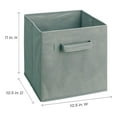 thumbnail image 5 of ClosetMaid Cubeicals Fabric Drawer, Open Storage Organizing Bin, Gray (2 Pack), 5 of 7
