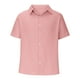 thumbnail image 5 of pstuiky Camisas de manga corta para hombre, Camisa informal de verano para hombre, de color liso, de manga corta y con solapa y botones. ropa de hombre m, 5 of 6