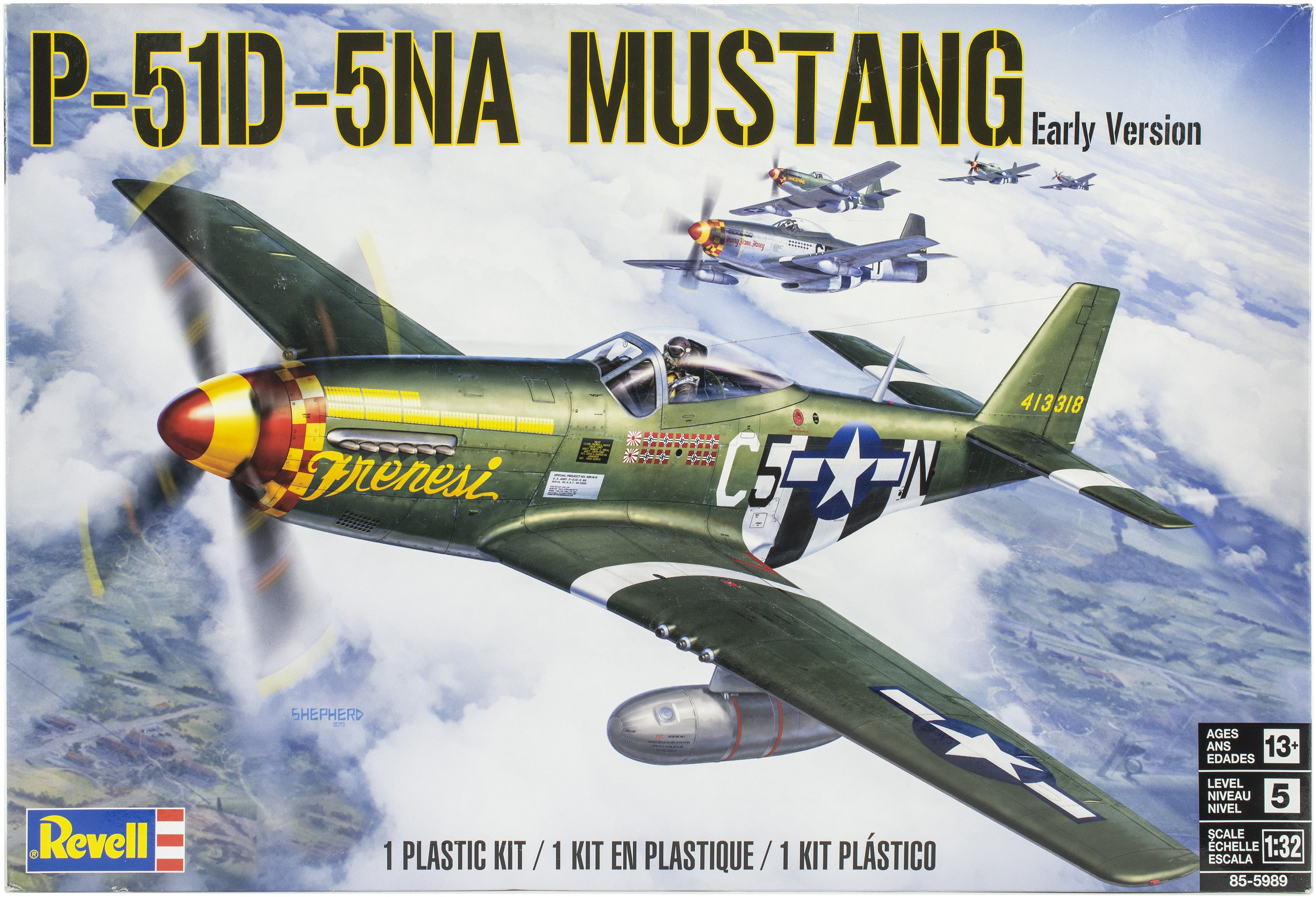 Revell - P-51D-NA Mustang Plastic Model Kit