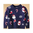 thumbnail image 2 of Children Cartoon Basic Jumpers Christmas Style Winter Thick Sweater Daily Outfit, 2 of 9