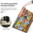 thumbnail image 6 of 500-piece Wooden Jigsaw Puzzle in car-Plate map Pattern Recommended for Adults and Children as an Intellectual DIY Game 20.5" x 15", 6 of 16
