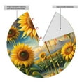 thumbnail image 2 of Sikiie Artistic Oil Painting Sunflower 30-48 inches {designName} Print Christmas Tree Skirt Snowman Xmas Tree Skirt with Edge Christmas Decorations for Holiday Party30", 2 of 7