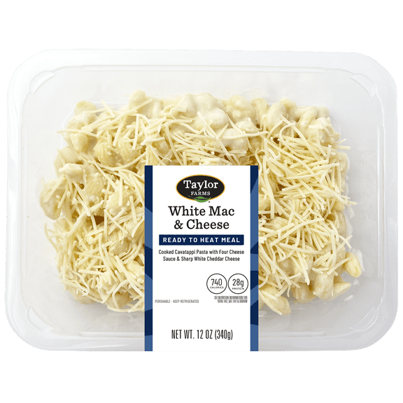 Marketside Mac and Cheese, Microwave Ready, 12.0 oz, Prepared Meal, Fresh