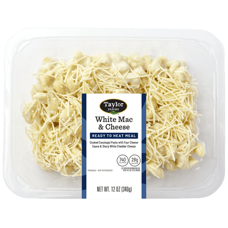 Marketside Mac and Cheese, Microwave Ready, 12.0 oz, Prepared Meal, Fresh