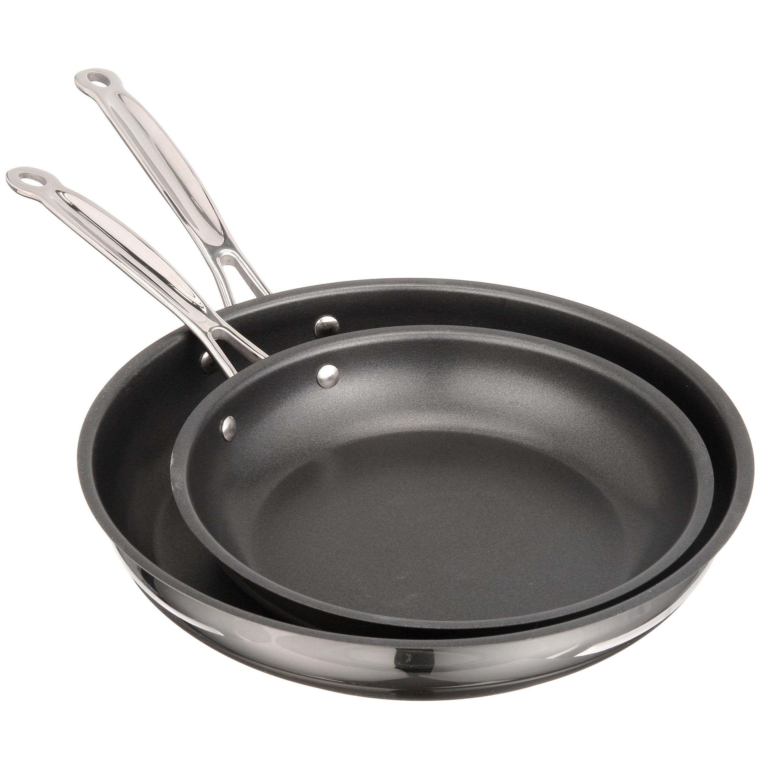  Cuisinart Chef's Classic Stainless Nonstick 2-Piece 9-Inch and  11-Inch Skillet Set - Black And Silver: Cuisinart Cookware: Home & Kitchen