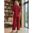 thumbnail image 3 of Conjunto de 2 Piezas para Mujer | Set Blusa Tipo Camisera y Pantalón Wide Leg, 3 of 5
