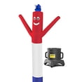 thumbnail image 2 of LookOurWay Air Dancers Inflatable Tube Man Set / 10 ft Waving Inflatable Tube Guy with 1/2 HP Blower For Stand Out Advertising (American Flag), Red, White, Blue, 2 of 4