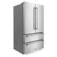 thumbnail image 3 of ZLINE RFM36BS 22.5 Cu. Ft. Black Stainless Steel Freestanding French Door Refrigerator, 3 of 5