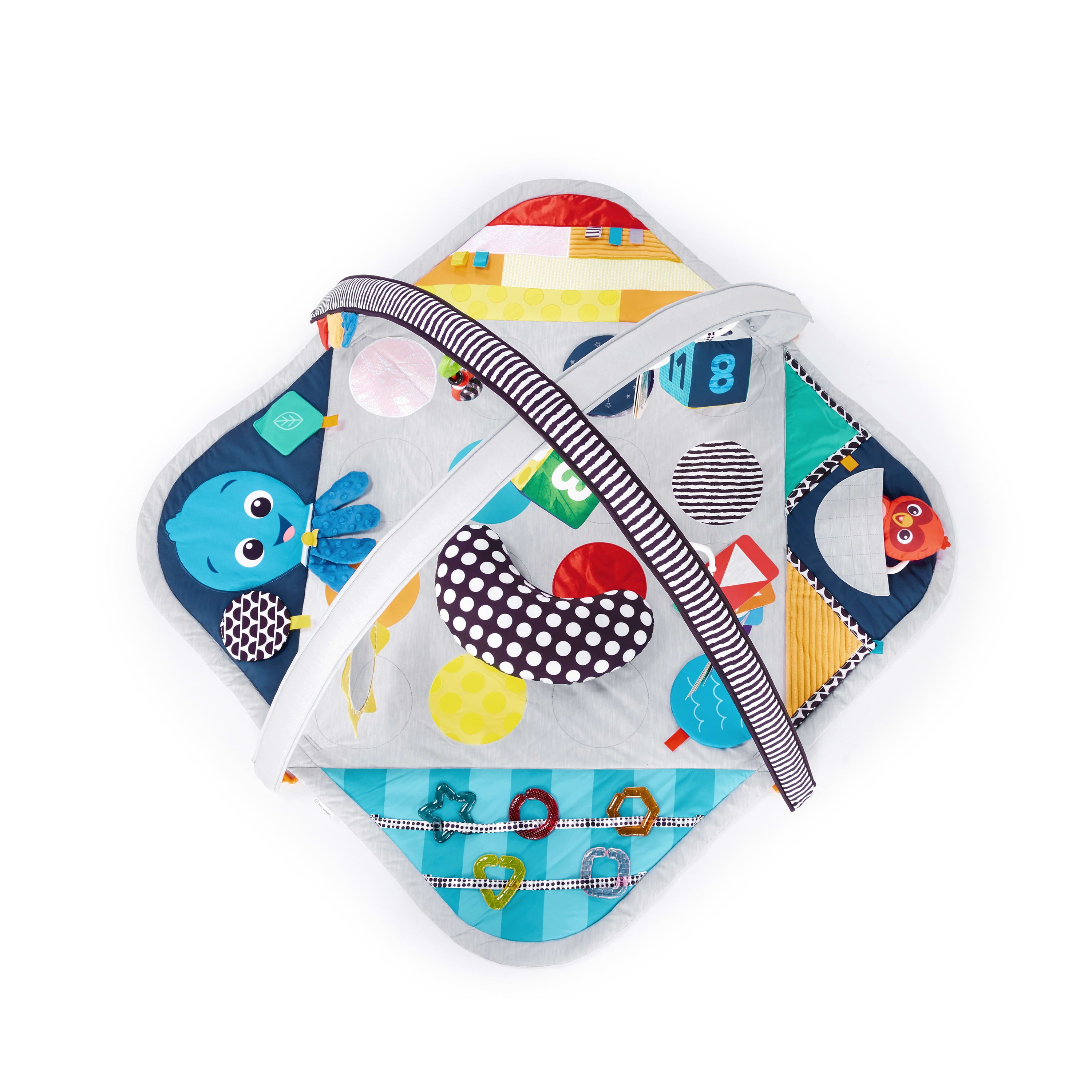 Baby Einstein Tapis de Jeu d'Eveil - Sensoriel Play Space - Gris