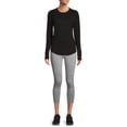 thumbnail image 4 of Time and Tru Women's Long Sleeve Thermal Top, 2-Pack, 4 of 5