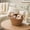 Brown, variant on Woven Storage Basket Round Braided Organizer Bin For Small Household Item Storage
