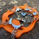 thumbnail image 2 of Sonducket Crampones antideslizantes para escalada al aire libre, 19 dientes, para caminar en invierno, pesca en hielo, montañismo, raquetas de nieve, Escalada naranja XL Sonducket OD3114-06B, 2 of 6
