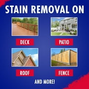 30 SECONDS Outdoor Cleaner Concentrate - Rapid Results- Cleans stains from algae, mold and mildew from fences, siding, concrete, deck - 2 PACK, 1 Gallon
