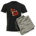 thumbnail image 6 of CafePress - Fox Pajamas - Men's Dark Loose Fit Cotton Pajama Set, 6 of 7
