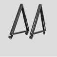 thumbnail image 5 of 1 Paire de Supports TV Roulants Support Mobile avec Roues pour Téléviseurs LED LCD Plats et Incurvés de 32-55 Pouces Chariot TV Réglable en Angle, 5 of 5