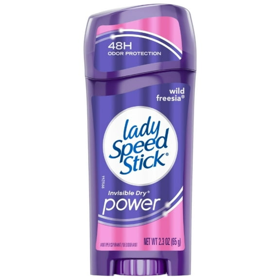 Lady Speed Stick Antiperspirant Deodorant, Invisible Dry, Wild Freesia 2.30 oz (Pack of 6)