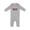 AC-Heather Grey, variant on Nanny and Pappy Love Me Grandchild Rainbow Baby Romper Coveralls