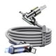 thumbnail image 1 of Cable de carga MAGIC JOHN de 240 W, 4 en 1, USB C a Lightning de 4 pies, 1 of 8