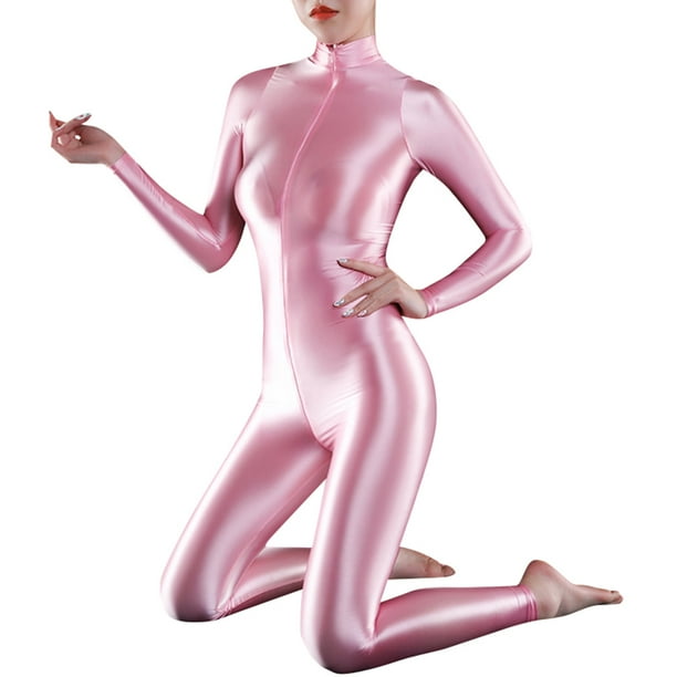 Fashion Women Ultra Shiny Bodysuit 2 Way Zipper Swimsuit Leotard Jumpsuit Clubwear Walmart Com Fashion Women Ultra Shiny Bodysuit 2 Way Zipper Swimsuit Leotard Jumpsuit Clubwear Walmart Com