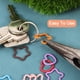 thumbnail image 4 of Uxcell Open Jump Rings 16mm Colorful Heart Connectors 50Pack Set of Multi Color, 4 of 7