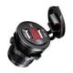 thumbnail image 3 of Adaptador de cargador de coche con doble puerto USB e interruptor táctil Rojo, 3 of 9