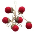 thumbnail image 3 of 6 uds adornos navideños de bellota decoración de de Navidad decoración decorativa de bellota para de Navidad para celebración de festivale rojo, 3 of 8
