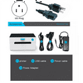 thumbnail image 3 of Thermal Label Printer for Shipping Label Maker Express Barcode Sticker USB Thermal Desktop Printer US PLUG, 3 of 7