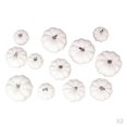 thumbnail image 1 of Rongfmy 24Pcs White Fake Artificial Mini Pumpkins For Halloween Party Home Decoration, 1 of 9