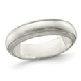 thumbnail image 1 of Ladies or Mens 5mm Satin Finish Wedding Band Ring in Sterling Silver, 1 of 4