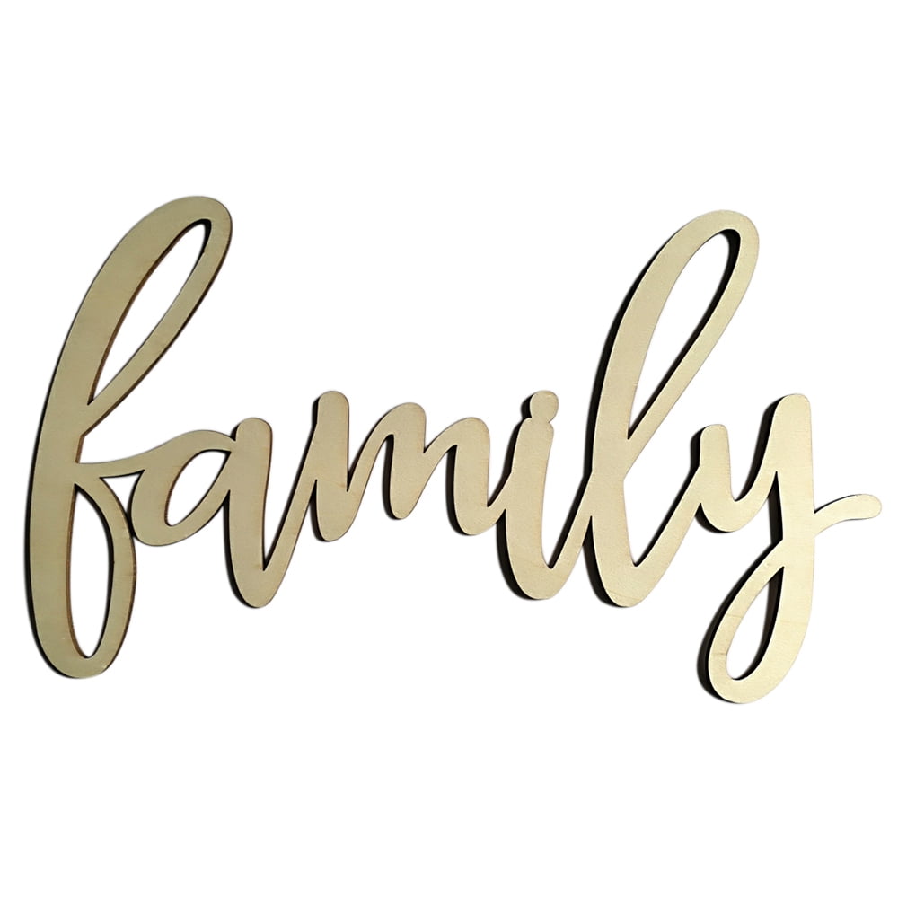 Rhf Wood Standing Cutout Letter Decor Rustic Home Decor Family Signs Inovaday Com