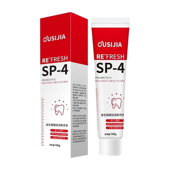 Whitening Toothpaste, Toothpaste for Sensitive Teeth and Cavity Prevention, Sp-4 Probiotic Toothpaste Toothpaste Whitening Toothpaste Sp-4 Toothpaste Teeth