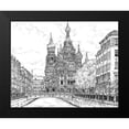 thumbnail image 2 of Wang, Melissa 24x20 Black Modern Framed Museum Art Print Titled - Russia in Black and White II, 2 of 5