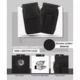 thumbnail image 2 of Leatherboss Cigarette Case with Lighter Holder and Wallet, 2 of 10