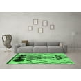 thumbnail image 3 of Ahgly Company Indoor Rectangle Abstract Emerald Green Modern Area Rugs, 7' x 10', 3 of 4