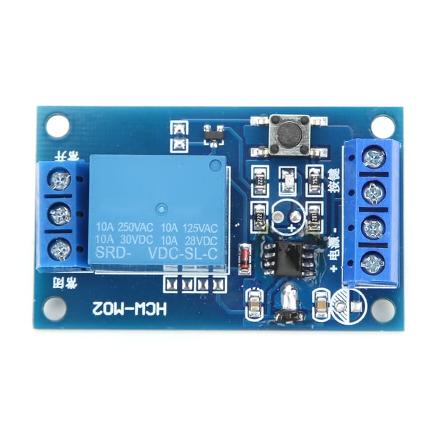 1-Way Relay Module, 1-Way Start-Stop Heat Dissipation Anti-Interference Relay Module For Current Control 12V
