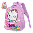 thumbnail image 1 of Mochila Escolar Infantil Viaje Bolsa Mochilas Para Ninas Primaria Xtellar morado, 1 of 4